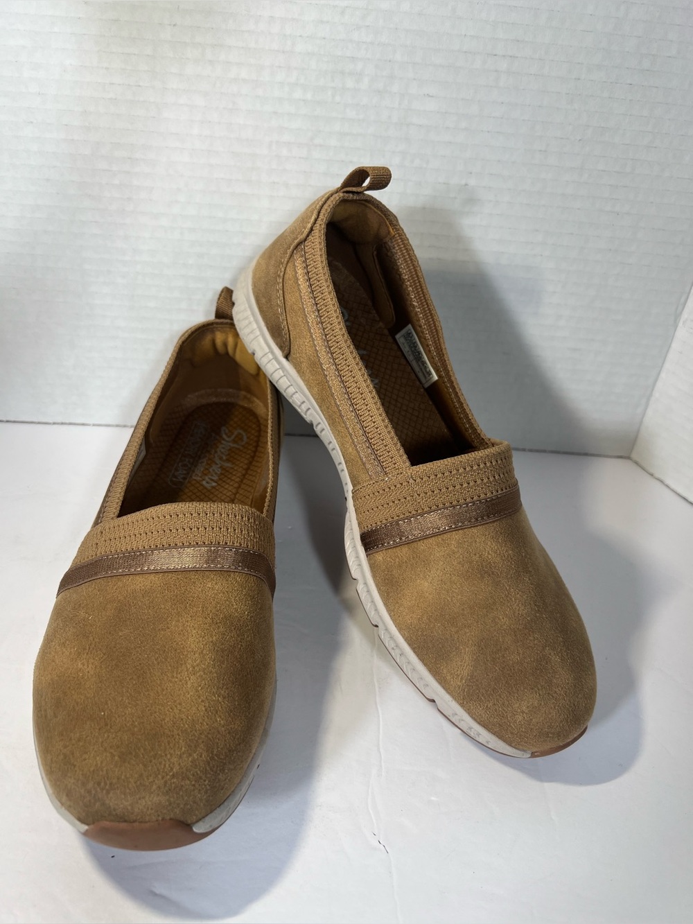 Skechers Be-Cool Classy Step 8.5 Chestnut Slip On Memory Foam Flat Casual